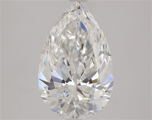 Picture of Natural Diamond 2.72 Carats, Pear with  Cut, F Color, FL Clarity and Certified by GIA