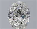 Natural Diamond 1.50 Carats, Oval with  Cut, G Color, SI1 Clarity and Certified by GIA