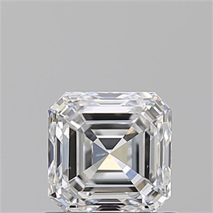 Foto Diamante Natural 0.90 quilates, Asscher , Color E, claridad SI1 y certificado GIA de