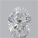 Diamante Natural 1.20 quilates, Ovalado , Color F, claridad SI1 y certificado GIA
