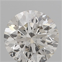 Natural Diamond 0.60 Carats, Round with Excellent Cut, J Color, I1 Clarity and Certified by GIA