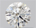 Diamante Natural 0.45 quilates, Redondo , Color I, claridad VVS1 y certificado GIA