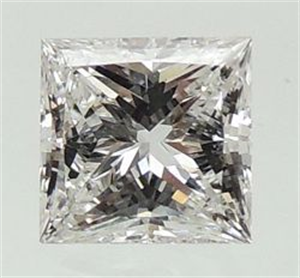Foto Diamante Natural 0.71 quilates, Princesa , Color D, claridad VS2 y certificado GIA de