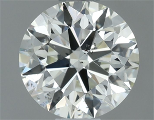 Picture of Natural Diamond 0.71 Carats, Round with Excellent Cut, J Color, SI1 Clarity and Certified by IGI