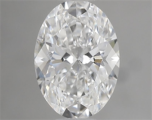 Picture of Natural Diamond 0.53 Carats, Oval with  Cut, E Color, SI1 Clarity and Certified by GIA