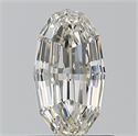 Natural Diamond 1.00 Carats, Oval with  Cut, K Color, SI1 Clarity and Certified by GIA