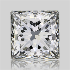 Picture of Natural Diamond 1.01 Carats, Princess with  Cut, I Color, VVS1 Clarity and Certified by GIA