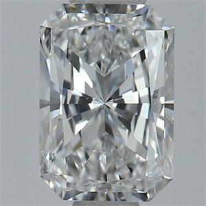 Picture of Natural Diamond 0.80 Carats, Radiant with  Cut, E Color, VS2 Clarity and Certified by GIA