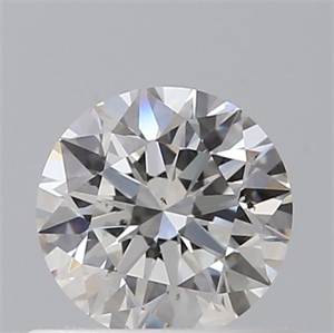 Foto Diamante Natural 0.50 quilates, Redondo , Color F, claridad SI1 y certificado GIA de