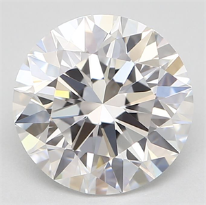 Picture of Natural Diamond 1.28 Carats, Round with Excellent Cut, D Color, VVS1 Clarity and Certified by GIA