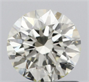 Natural Diamond 0.83 Carats, Round with Excellent Cut, K Color, VVS1 Clarity and Certified by IGI