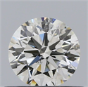 Diamante Natural 0.45 quilates, Redondo , Color K, claridad SI2 y certificado GIA
