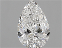 Diamante Natural 0.54 quilates, De pera , Color E, claridad VVS1 y certificado GIA