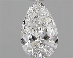 Foto Diamante Natural 0.54 quilates, De pera , Color E, claridad VVS1 y certificado GIA de