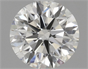Natural Diamond 0.72 Carats, Round with Excellent Cut, E Color, VVS1 Clarity and Certified by GIA