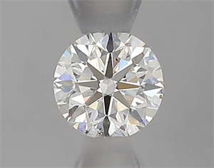 Picture of Natural Diamond 0.40 Carats, Round with Excellent Cut, F Color, SI2 Clarity and Certified by IGI
