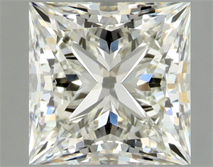 Picture of Natural Diamond 1.02 Carats, Princess with  Cut, J Color, VVS1 Clarity and Certified by GIA