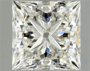 Picture of Natural Diamond 1.02 Carats, Princess with  Cut, J Color, VVS1 Clarity and Certified by GIA