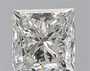 Foto Diamante Natural 0.70 quilates, Princesa , Color E, claridad SI1 y certificado GIA de