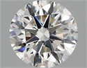 Del inventario de diamantes de laboratorio, 1.55 quilates, Redondo , Color F, claridad VS2 y certificado IGI