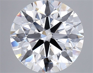Picture of Lab Grown Diamond 5.00 Carats, Round with Excellent Cut, D Color, VS1 Clarity and Certified by IGI