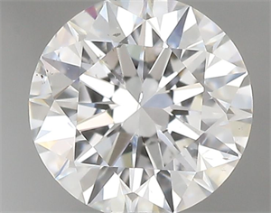 Foto Diamante Natural 0.51 quilates, Redondo , Color E, claridad SI1 y certificado GIA de