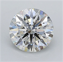 Del inventario de diamantes de laboratorio, 1.53 quilates, Redondo , Color F, claridad VVS2 y certificado IGI