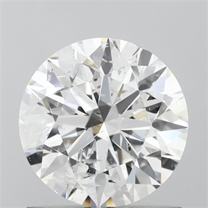 Picture of Natural Diamond 1.01 Carats, Round with Excellent Cut, F Color, I1 Clarity and Certified by GIA