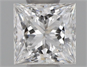 Natural Diamond 0.31 Carats, Princess with  Cut, E Color, VVS1 Clarity and Certified by GIA