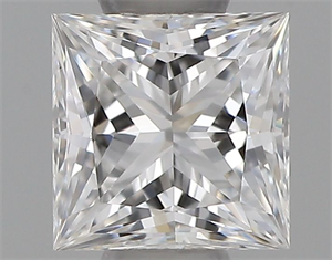 Picture of Natural Diamond 0.31 Carats, Princess with  Cut, E Color, VVS1 Clarity and Certified by GIA