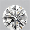 Lab Grown Diamond 3.14 Carats, Round with Ideal Cut, E Color, VVS2 Clarity and Certified by IGI