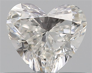 Picture of Natural Diamond 0.40 Carats, Heart with  Cut, H Color, VVS1 Clarity and Certified by GIA