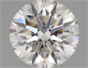 Natural Diamond 0.44 Carats, Round with Excellent Cut, L Color, VS1 Clarity and Certified by GIA