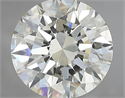 Diamante Natural 2.50 quilates, Redondo , Color K, claridad VVS1 y certificado IGI