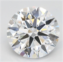 Lab Grown Diamond 2.40 Carats, Round with Ideal Cut, D Color, IF Clarity and Certified by IGI