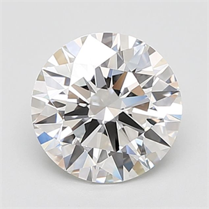 Picture of Lab Grown Diamond 3.53 Carats, Round with Ideal Cut, F Color, IF Clarity and Certified by IGI