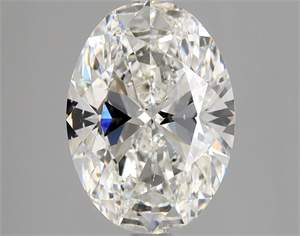 Picture of Natural Diamond 2.50 Carats, Oval with  Cut, G Color, SI1 Clarity and Certified by GIA