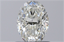 Natural Diamond 0.70 Carats, Oval with  Cut, I Color, SI1 Clarity and Certified by GIA