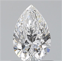 Natural Diamond 0.70 Carats, Pear with  Cut, D Color, VVS1 Clarity and Certified by GIA