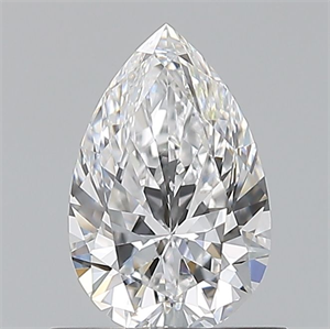 Picture of Natural Diamond 0.70 Carats, Pear with  Cut, D Color, VVS1 Clarity and Certified by GIA