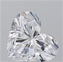 Natural Diamond 5.77 Carats, Heart with  Cut, D Color, SI1 Clarity and Certified by GIA