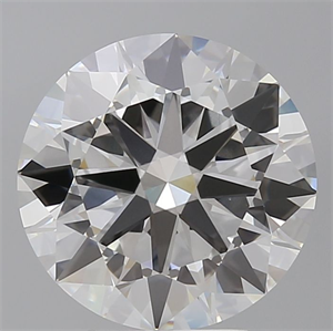 Picture of Lab Grown Diamond 5.03 Carats, Round with Excellent Cut, E Color, VVS2 Clarity and Certified by IGI