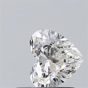 Picture of Natural Diamond 0.60 Carats, Heart with  Cut, H Color, SI1 Clarity and Certified by GIA