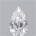 Natural Diamond 0.70 Carats, Pear with  Cut, D Color, VS2 Clarity and Certified by GIA