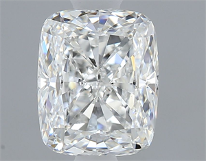 Foto Diamante Natural 1.00 quilates, Del cojín , Color F, claridad VS2 y certificado GIA de