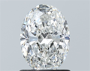 Foto Diamante Natural 1.01 quilates, Ovalado , Color F, claridad VS2 y certificado GIA de