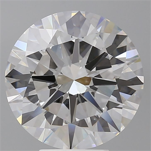 Picture of Lab Grown Diamond 6.04 Carats, Round with Excellent Cut, E Color, VVS2 Clarity and Certified by IGI