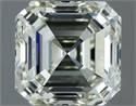 Natural Diamond 1.00 Carats, Asscher with  Cut, J Color, VS1 Clarity and Certified by IGI