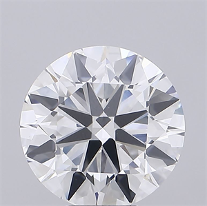 Picture of Lab Grown Diamond 7.06 Carats, Round with Ideal Cut, F Color, VVS2 Clarity and Certified by IGI