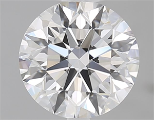 Picture of Natural Diamond 1.32 Carats, Round with Excellent Cut, D Color, VVS2 Clarity and Certified by GIA